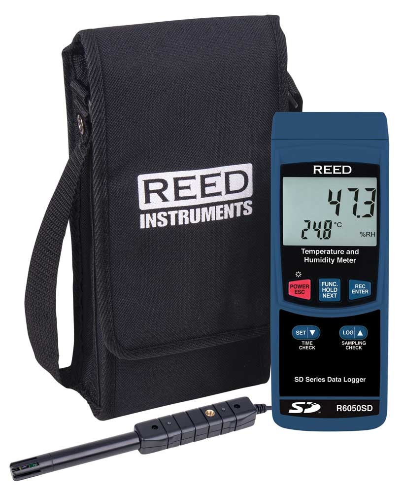reed r6050sd data logging thermo hygrometer included
